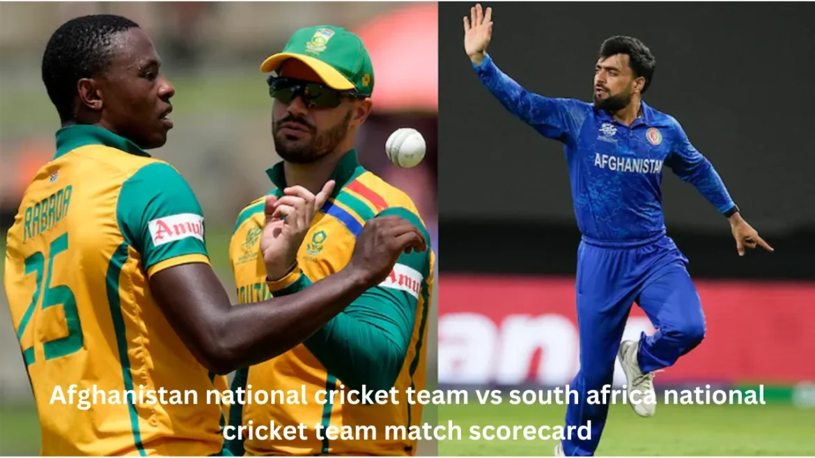 Afghanistan National Cricket Team vs South Africa National Cricket Team Match Scorecard