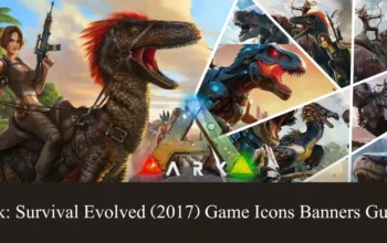 ark: survival evolved (2017) game icons banners